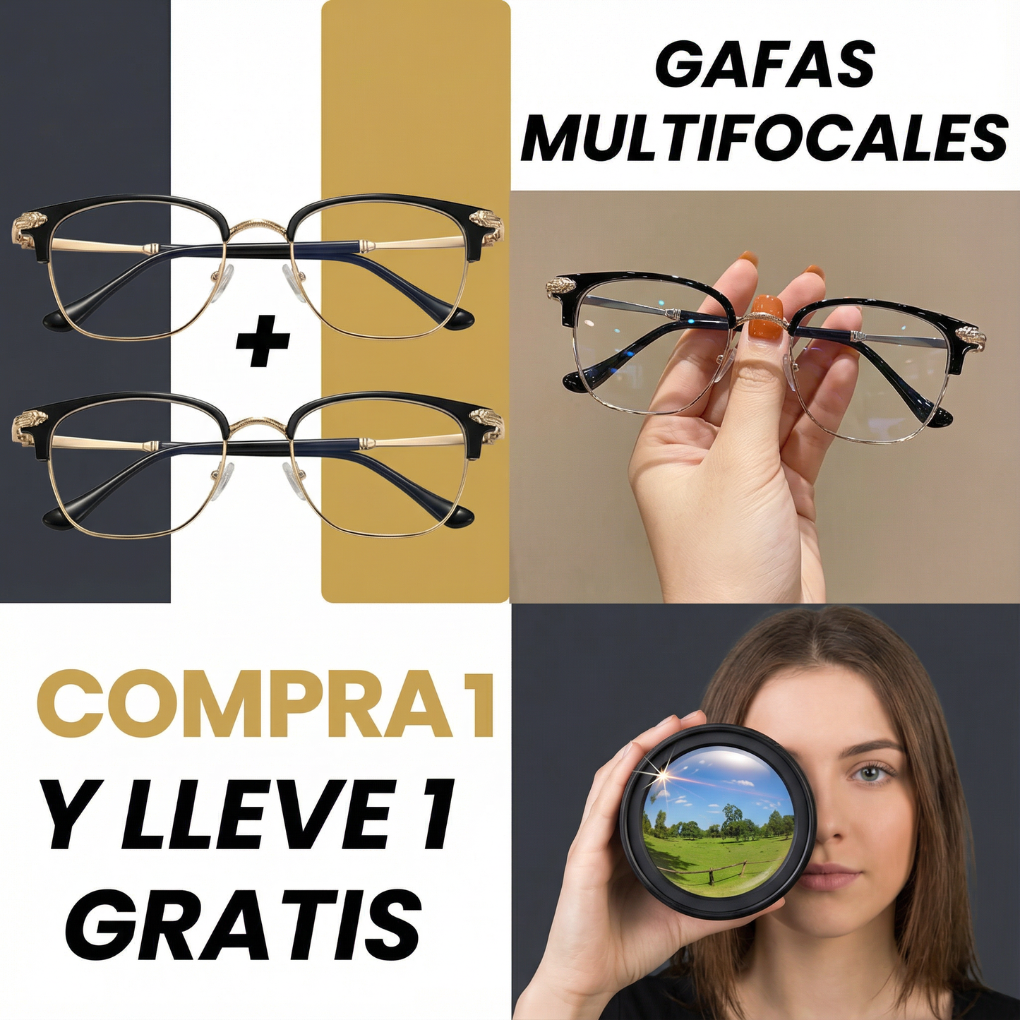 Lentes Multifocales |Compra 1 Recibe 1 Gratis|