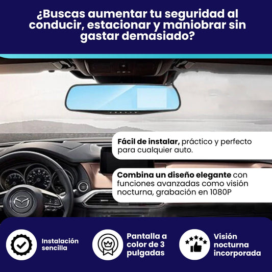 ESPEJO RETROVISOR CON CAMARA