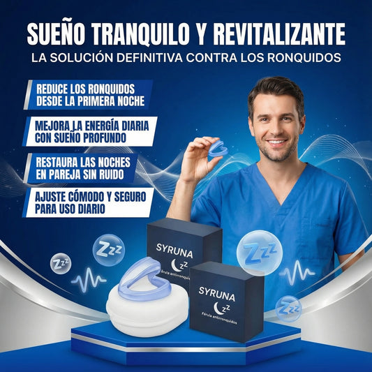 Silencio Nocturno Syruna para Dormir Antirronquido 4 en 1