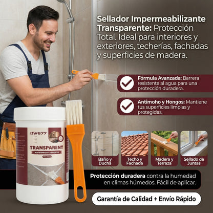 SELLADOR IMPERMEABILIZANTE|Compra 1 Recibe 2 Brocha GRATIS|