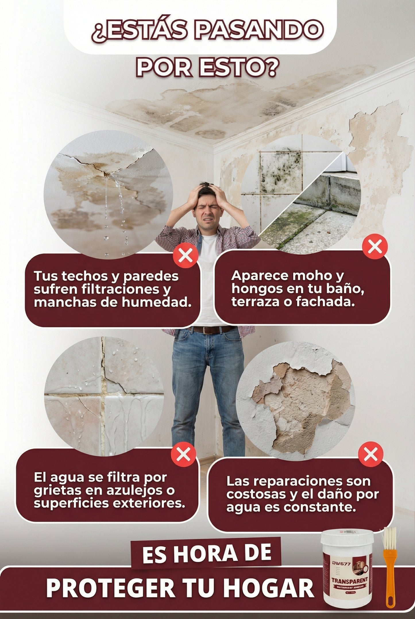 SELLADOR IMPERMEABILIZANTE|Compra 1 Recibe 2 Brocha GRATIS|