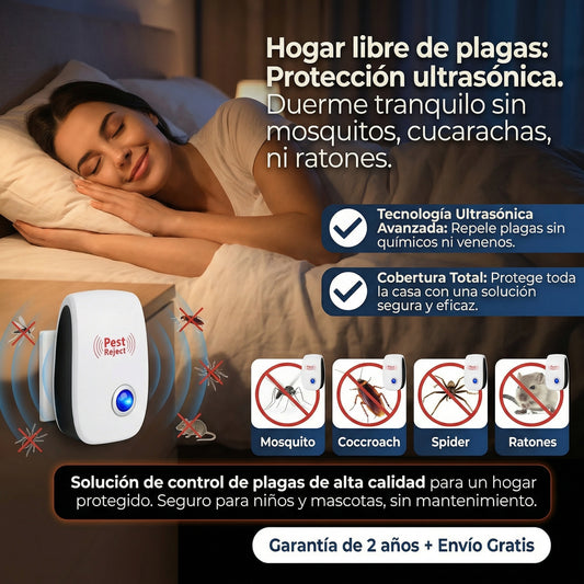 Repelente Para Plagas Electrónico